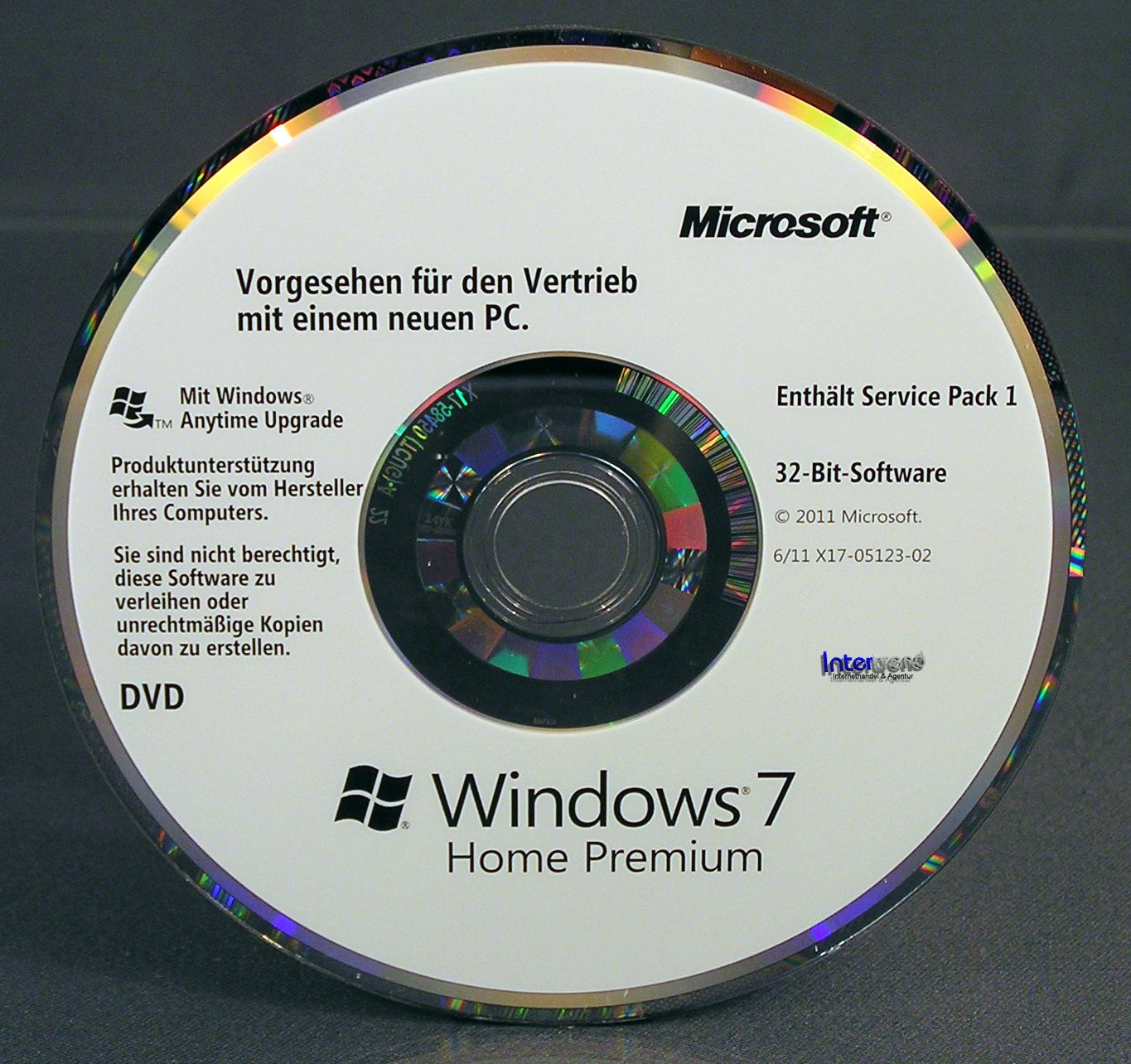 Диск Windows 7 домашняя расширенная